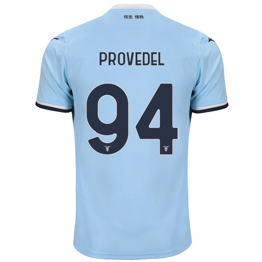 Gyermek Labdarúgás Ivan Provedel #94 Kék Hazai Jersey 2024/25 Mez Póló Ing