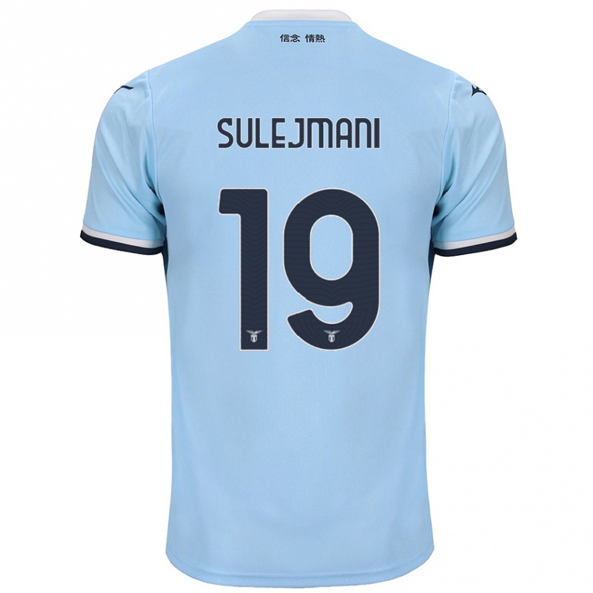 Gyermek Labdarúgás Flavio Sulejmani #19 Kék Hazai Jersey 2024/25 Mez Póló Ing