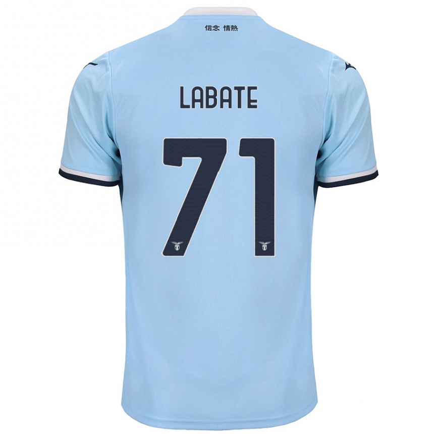 Gyermek Labdarúgás Camilla Labate #71 Kék Hazai Jersey 2024/25 Mez Póló Ing