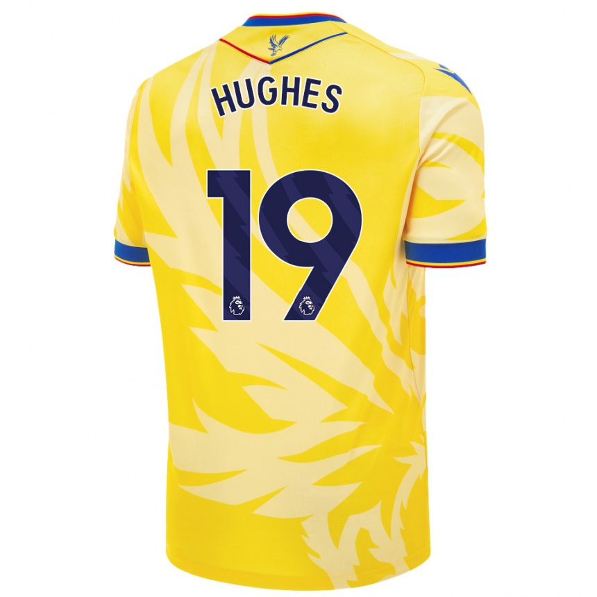 Gyermek Labdarúgás Will Hughes #19 Sárga Idegenbeli Jersey 2024/25 Mez Póló Ing