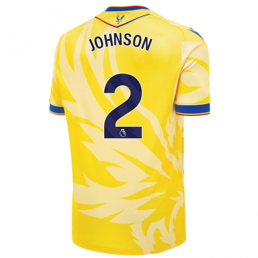 Gyermek Labdarúgás Annabel Johnson #2 Sárga Idegenbeli Jersey 2024/25 Mez Póló Ing