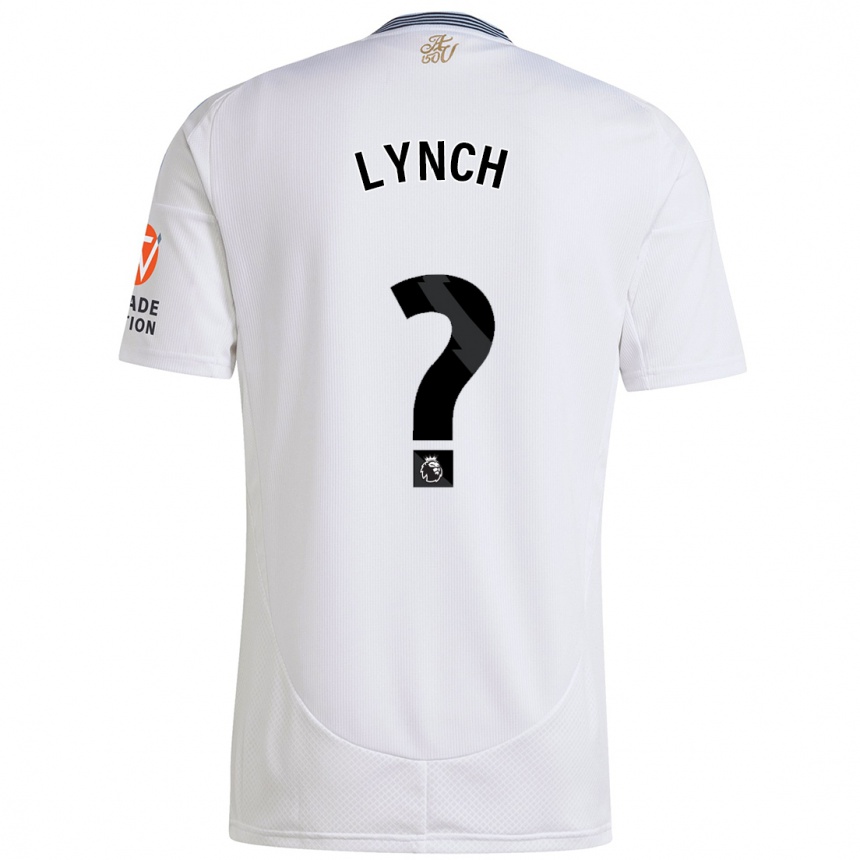 Gyermek Labdarúgás Luka Lynch #0 Fehér Idegenbeli Jersey 2024/25 Mez Póló Ing