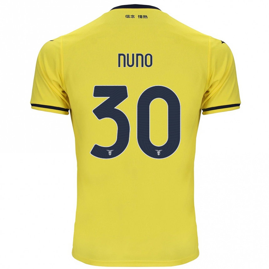 Gyermek Labdarúgás Nuno Tavares #30 Sárga Idegenbeli Jersey 2024/25 Mez Póló Ing