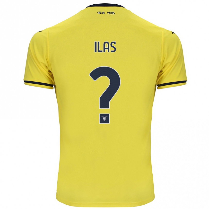 Gyermek Labdarúgás Narcis Ilaș #0 Sárga Idegenbeli Jersey 2024/25 Mez Póló Ing