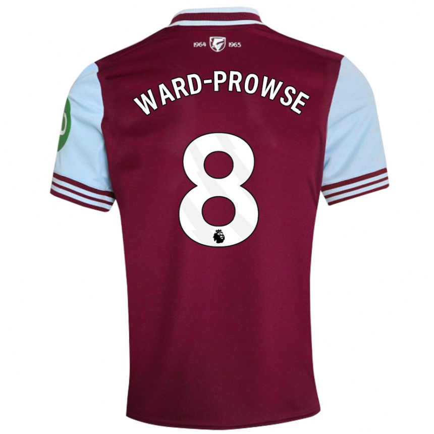 Férfi Labdarúgás James Ward-Prowse #8 Sötétvörös Hazai Jersey 2024/25 Mez Póló Ing