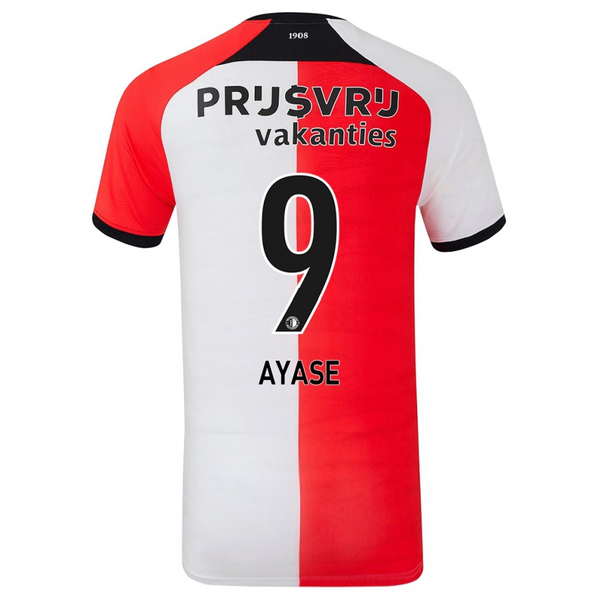 Férfi Labdarúgás Ayase Ueda #9 Piros Fehér Hazai Jersey 2024/25 Mez Póló Ing