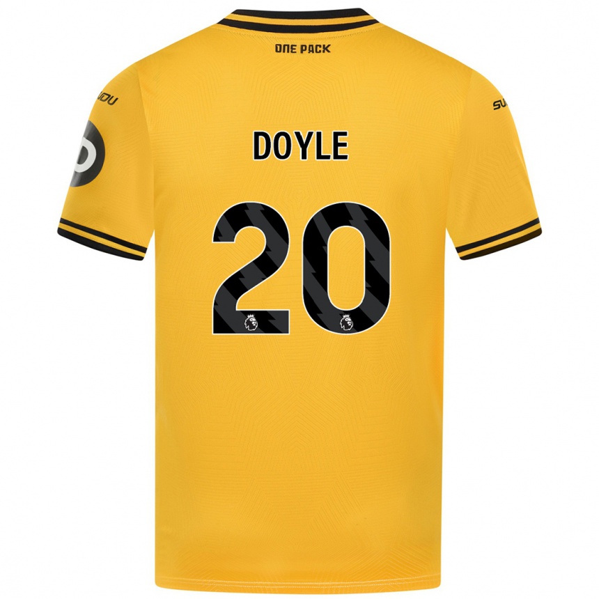 Férfi Labdarúgás Tommy Doyle #20 Sárga Hazai Jersey 2024/25 Mez Póló Ing