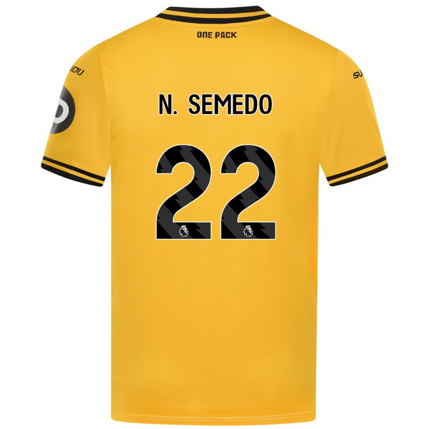 Férfi Labdarúgás Nelson Semedo #22 Sárga Hazai Jersey 2024/25 Mez Póló Ing