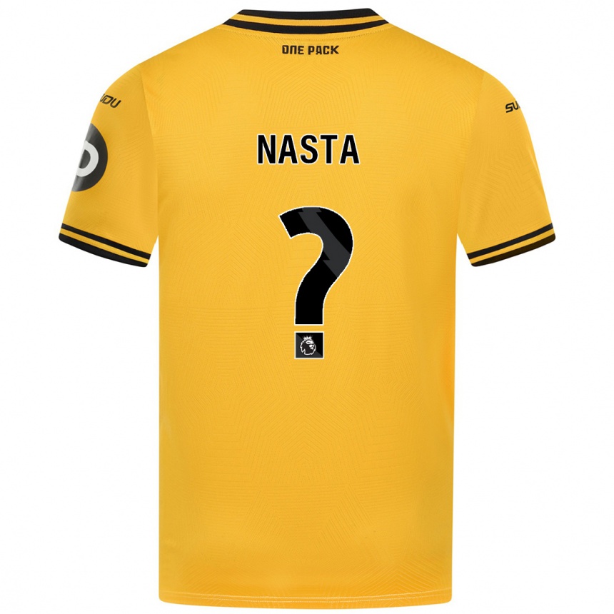 Férfi Labdarúgás Arthur Nasta #0 Sárga Hazai Jersey 2024/25 Mez Póló Ing