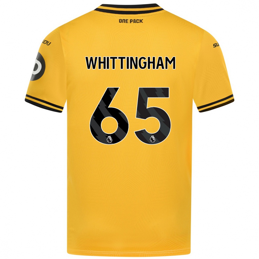 Férfi Labdarúgás Matthew Whittingham #65 Sárga Hazai Jersey 2024/25 Mez Póló Ing