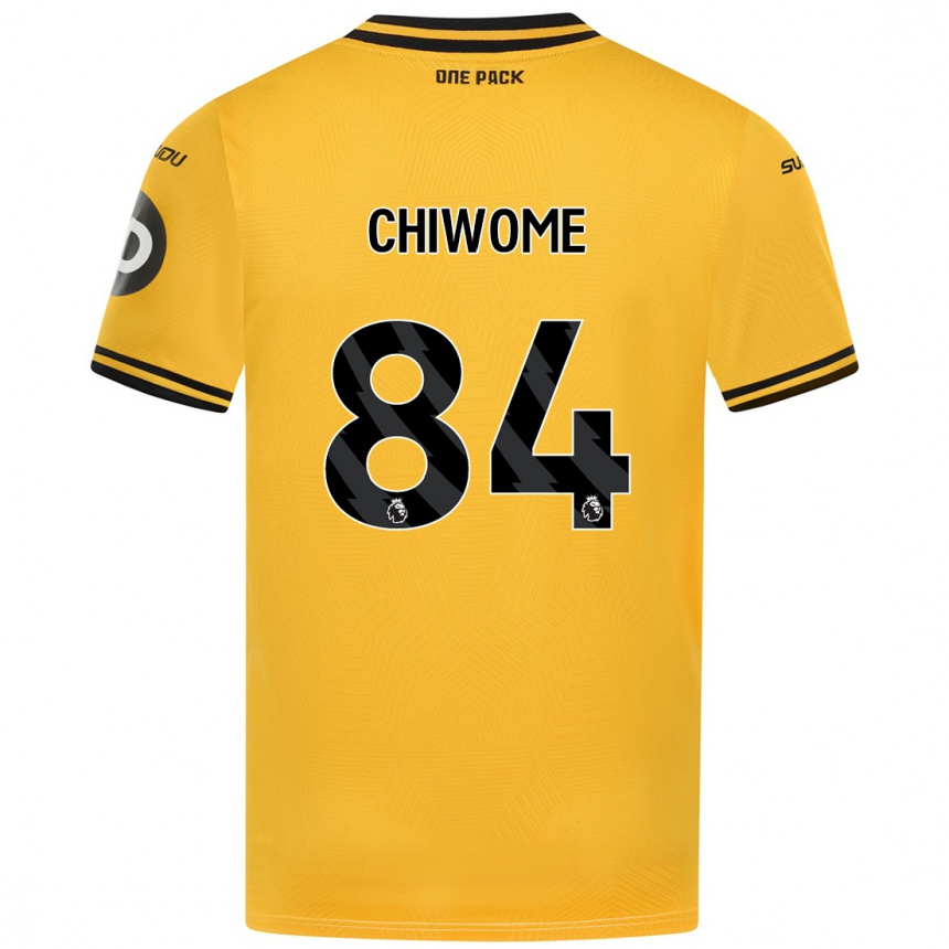 Férfi Labdarúgás Leon Chiwome #84 Sárga Hazai Jersey 2024/25 Mez Póló Ing