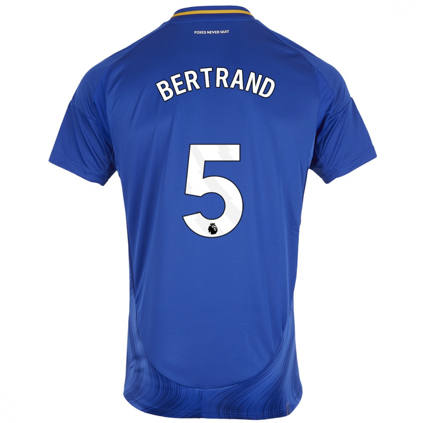 Férfi Labdarúgás Ryan Bertrand #5 Kék Fehér Hazai Jersey 2024/25 Mez Póló Ing