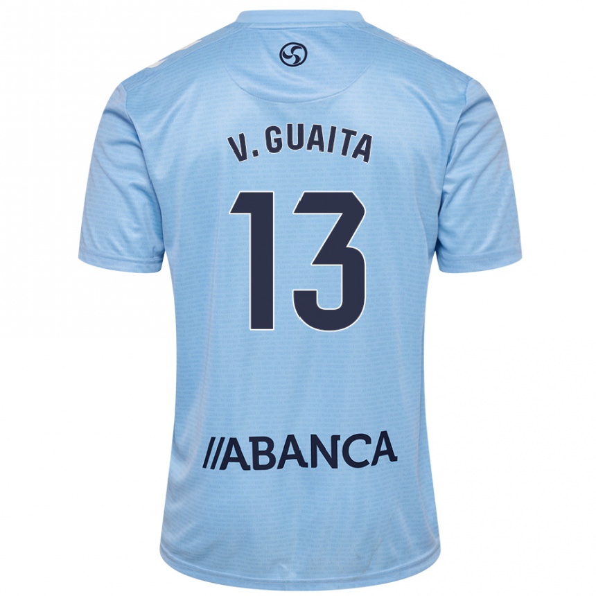 Férfi Labdarúgás Vicente Guaita #13 Ég Kék Hazai Jersey 2024/25 Mez Póló Ing