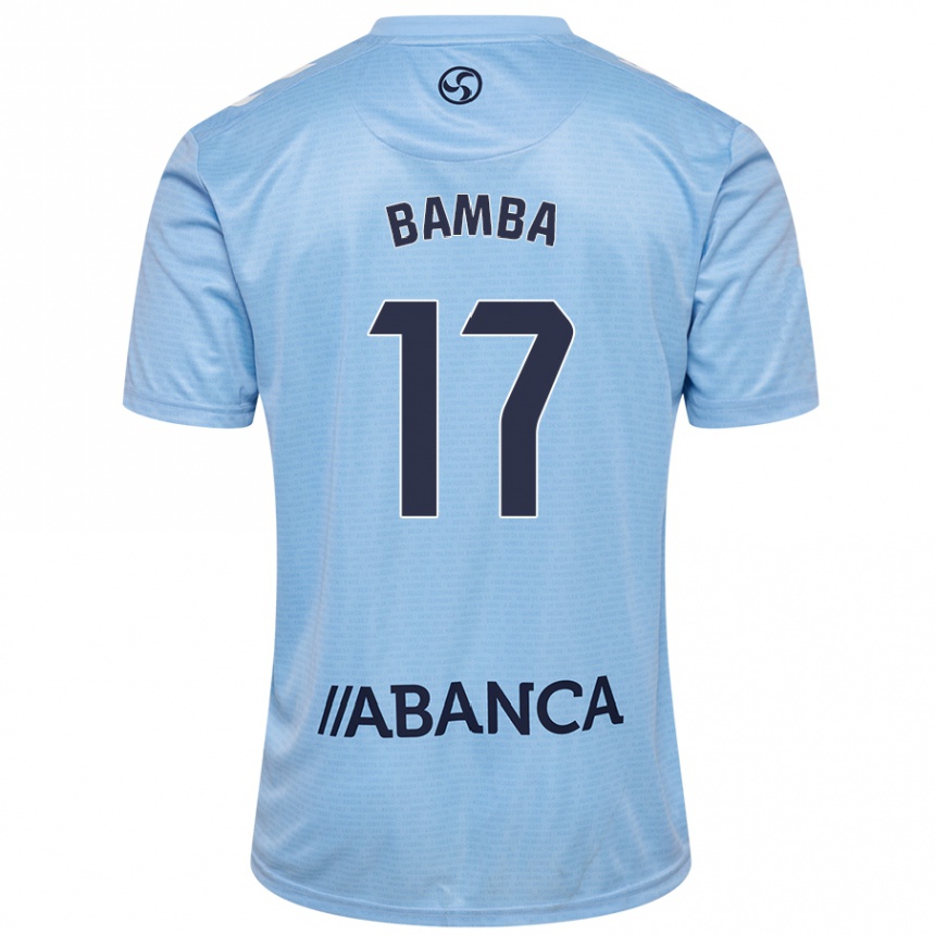 Férfi Labdarúgás Jonathan Bamba #17 Ég Kék Hazai Jersey 2024/25 Mez Póló Ing