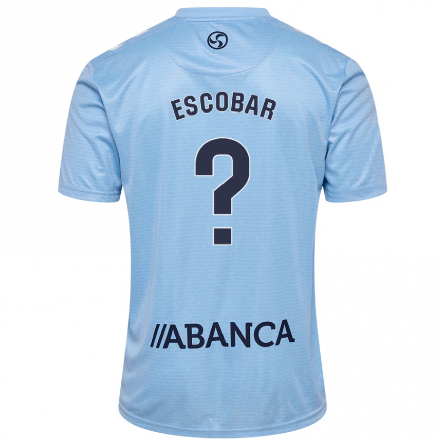 Férfi Labdarúgás Jordi Escobar #0 Ég Kék Hazai Jersey 2024/25 Mez Póló Ing