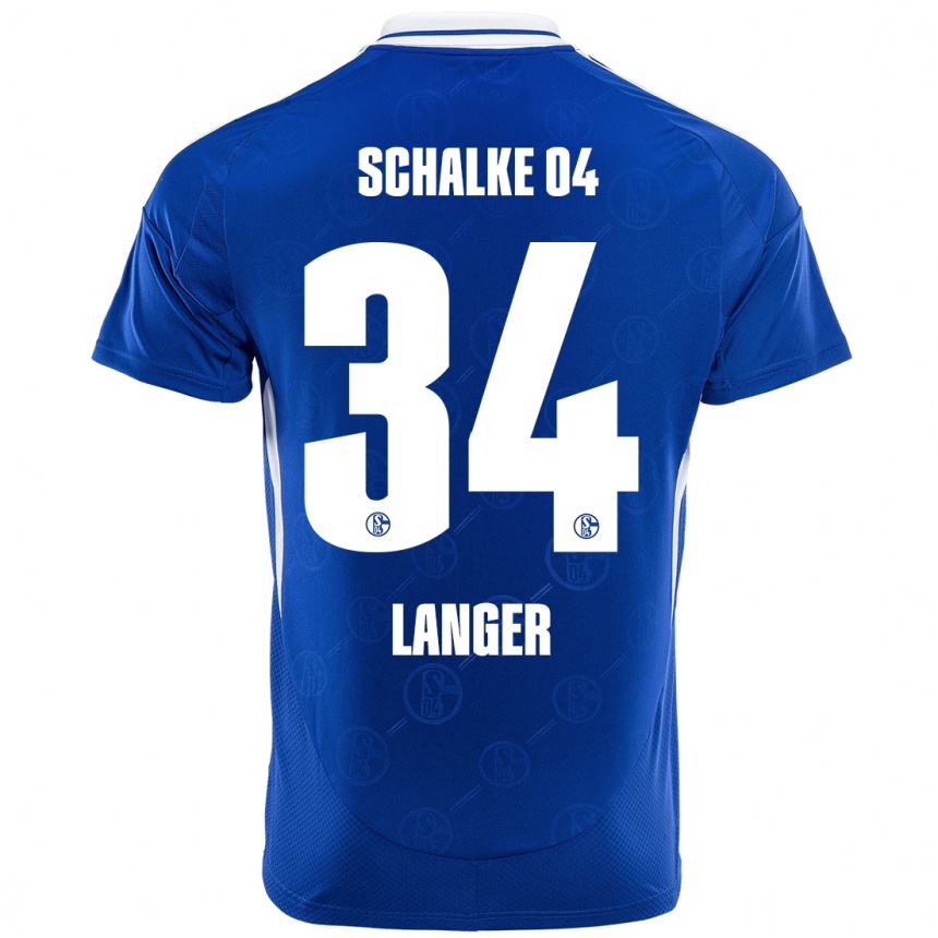 Férfi Labdarúgás Michael Langer #34 Királykék Hazai Jersey 2024/25 Mez Póló Ing