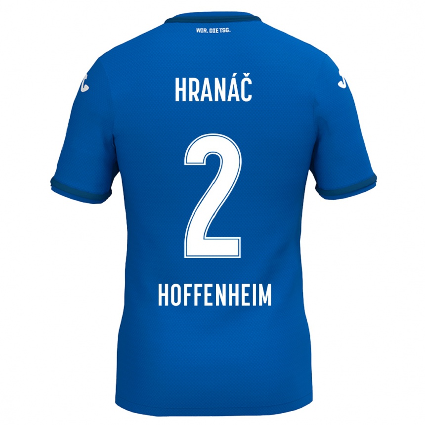 Férfi Labdarúgás Robin Hranac #2 Királykék Hazai Jersey 2024/25 Mez Póló Ing