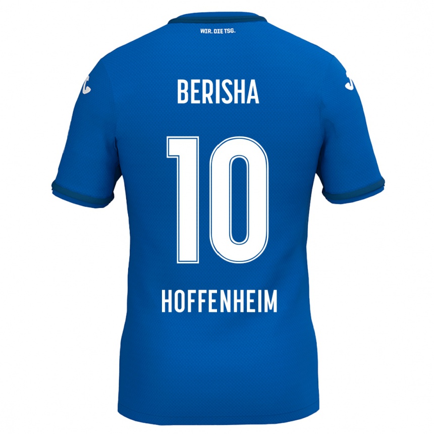 Férfi Labdarúgás Mergim Berisha #10 Királykék Hazai Jersey 2024/25 Mez Póló Ing