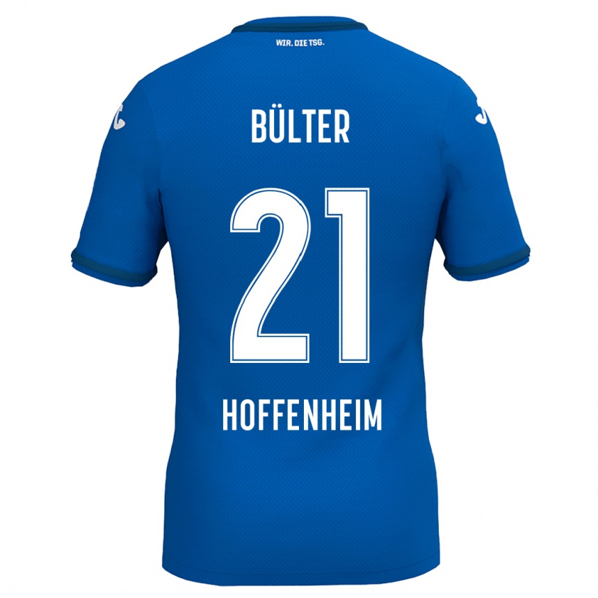 Férfi Labdarúgás Marius Bülter #21 Királykék Hazai Jersey 2024/25 Mez Póló Ing