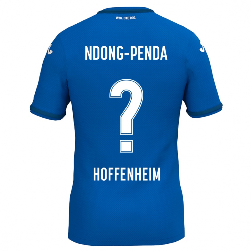 Férfi Labdarúgás Maxime Ndong-Penda #0 Királykék Hazai Jersey 2024/25 Mez Póló Ing