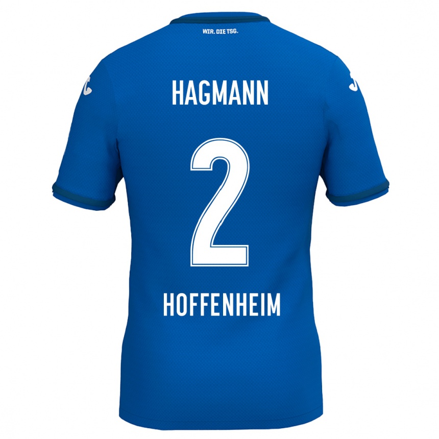 Férfi Labdarúgás Felix Hagmann #2 Királykék Hazai Jersey 2024/25 Mez Póló Ing