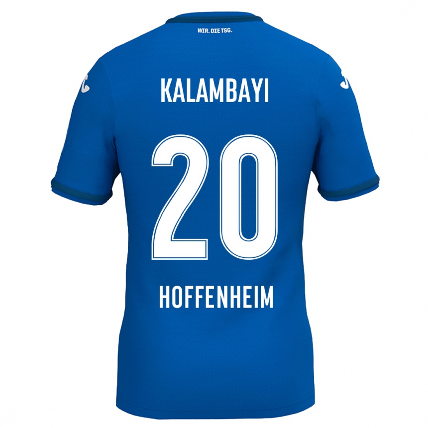 Férfi Labdarúgás Simon Kalambayi #20 Királykék Hazai Jersey 2024/25 Mez Póló Ing