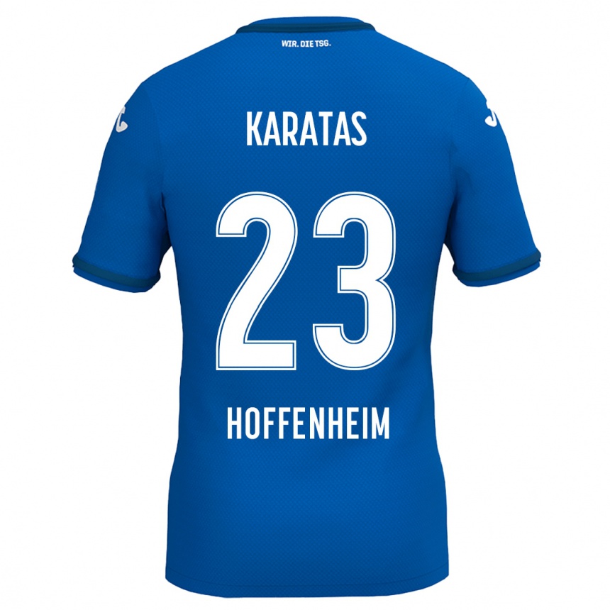 Férfi Labdarúgás Can Karatas #23 Királykék Hazai Jersey 2024/25 Mez Póló Ing