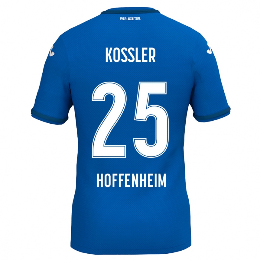 Férfi Labdarúgás Melissa Kössler #25 Királykék Hazai Jersey 2024/25 Mez Póló Ing