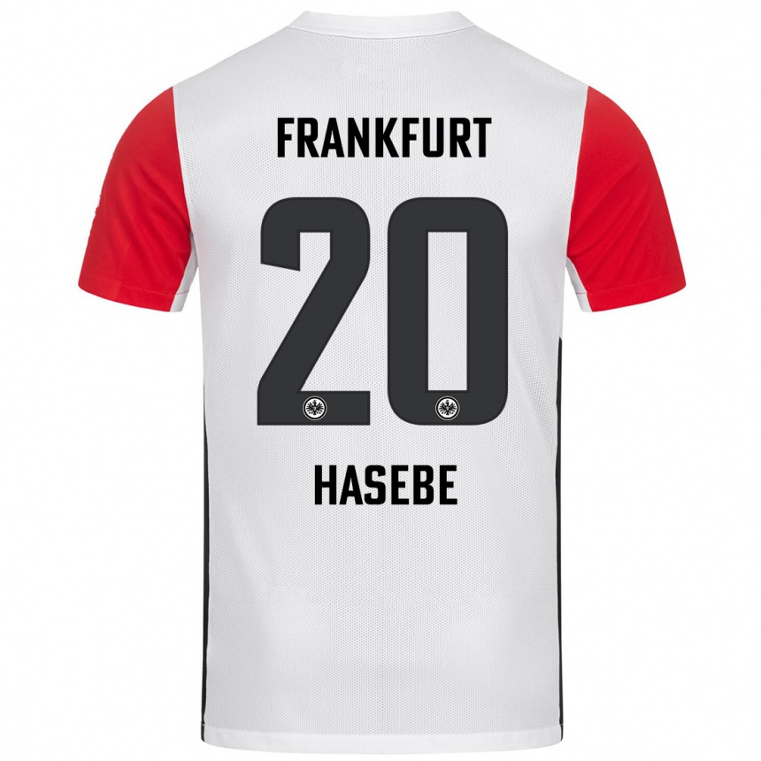 Férfi Labdarúgás Makoto Hasebe #20 Fehér Piros Hazai Jersey 2024/25 Mez Póló Ing