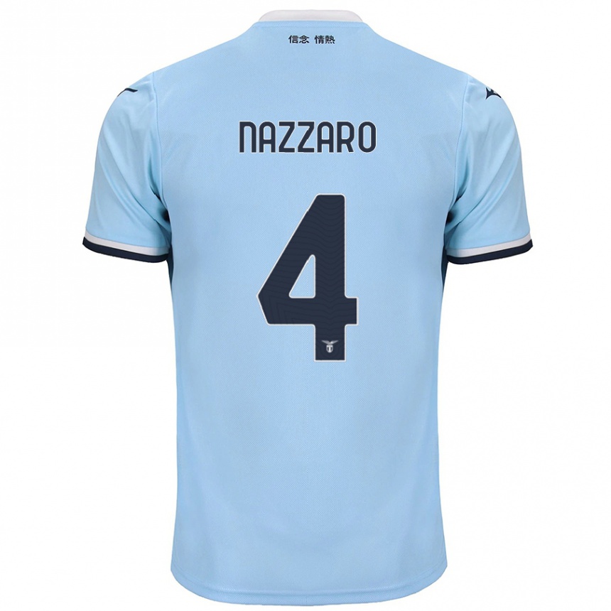 Férfi Labdarúgás Marco Nazzaro #4 Kék Hazai Jersey 2024/25 Mez Póló Ing