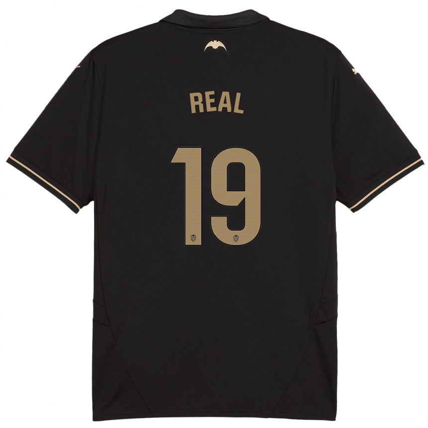 Férfi Labdarúgás Kerlly Real #19 Fekete Idegenbeli Jersey 2024/25 Mez Póló Ing