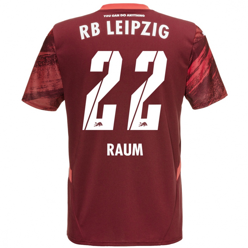 Férfi Labdarúgás David Raum #22 Burgundia Idegenbeli Jersey 2024/25 Mez Póló Ing