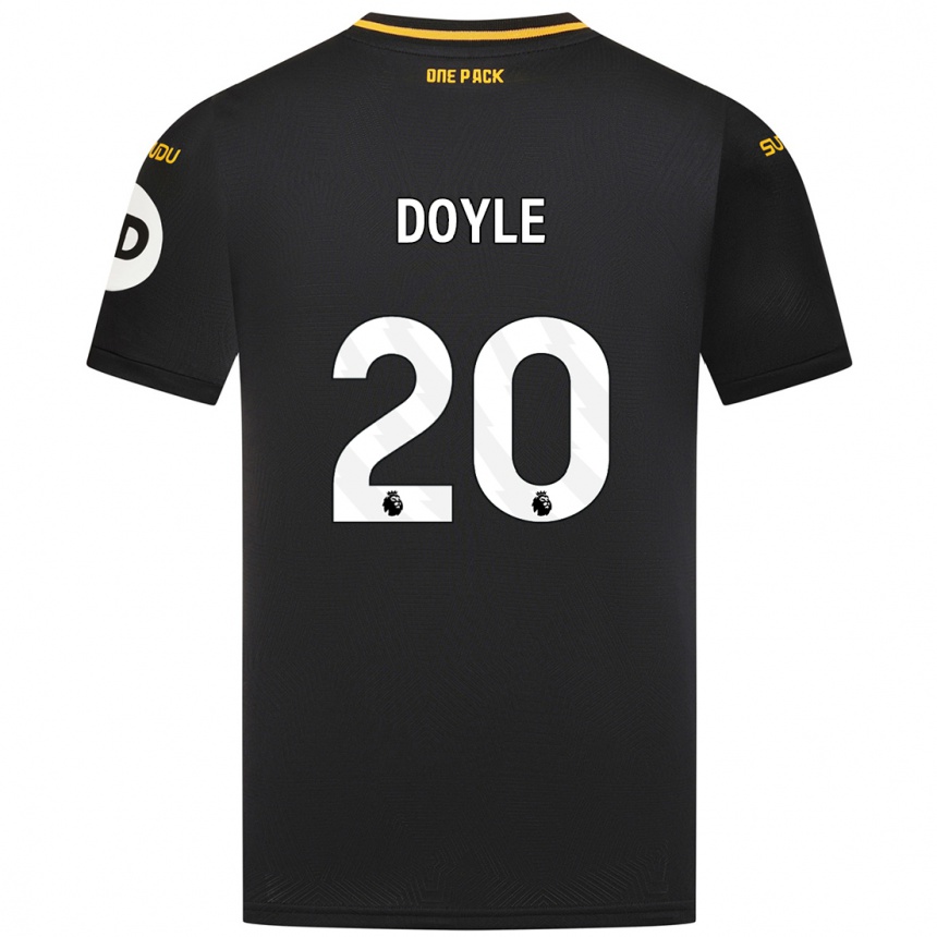 Férfi Labdarúgás Tommy Doyle #20 Fekete Idegenbeli Jersey 2024/25 Mez Póló Ing