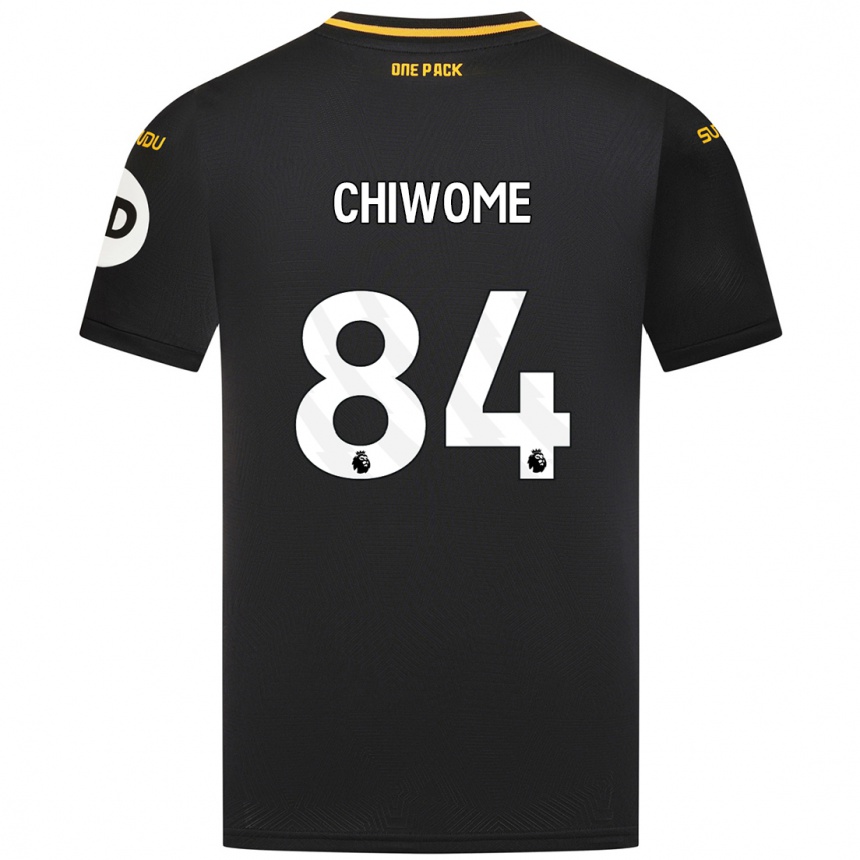 Férfi Labdarúgás Leon Chiwome #84 Fekete Idegenbeli Jersey 2024/25 Mez Póló Ing