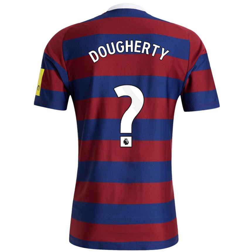 Férfi Labdarúgás Ryan Dougherty #0 Bordó Sötétkék Idegenbeli Jersey 2024/25 Mez Póló Ing