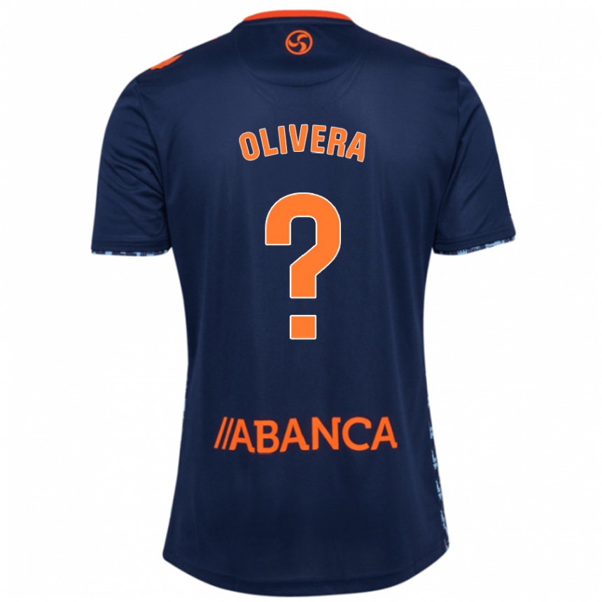 Férfi Labdarúgás Nacho Olivera #0 Sötétkék Idegenbeli Jersey 2024/25 Mez Póló Ing