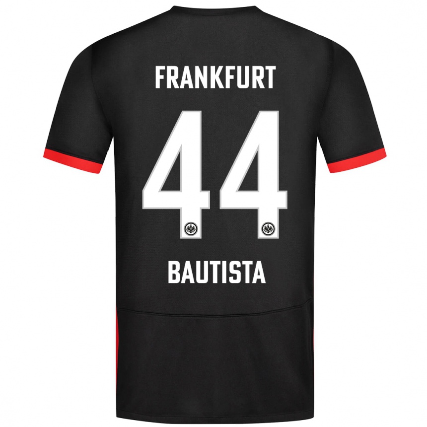 Férfi Labdarúgás Davis Bautista #44 Fekete Idegenbeli Jersey 2024/25 Mez Póló Ing