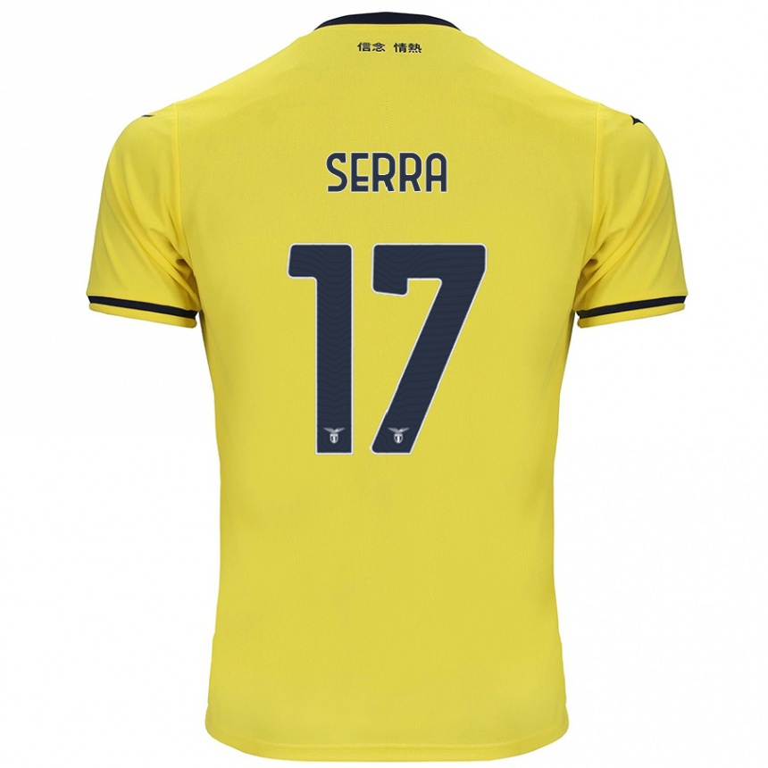 Férfi Labdarúgás Federico Serra #17 Sárga Idegenbeli Jersey 2024/25 Mez Póló Ing