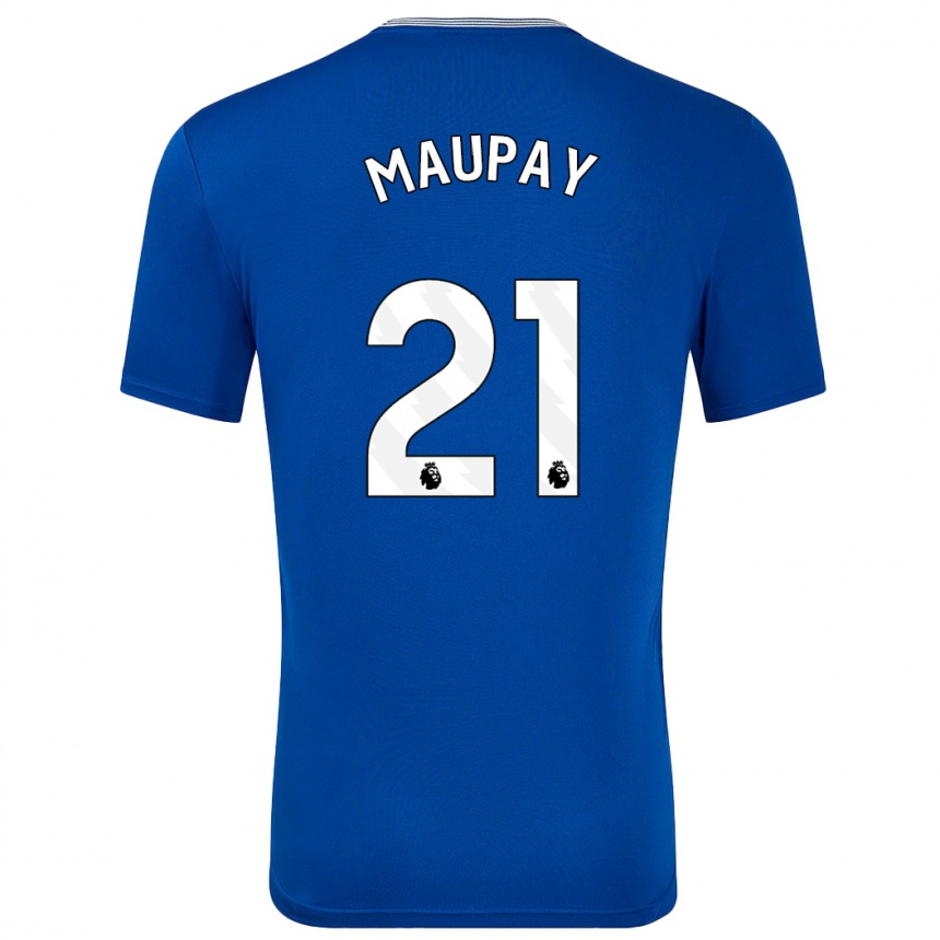 Női Labdarúgás Neal Maupay #21 Kék -Val Hazai Jersey 2024/25 Mez Póló Ing