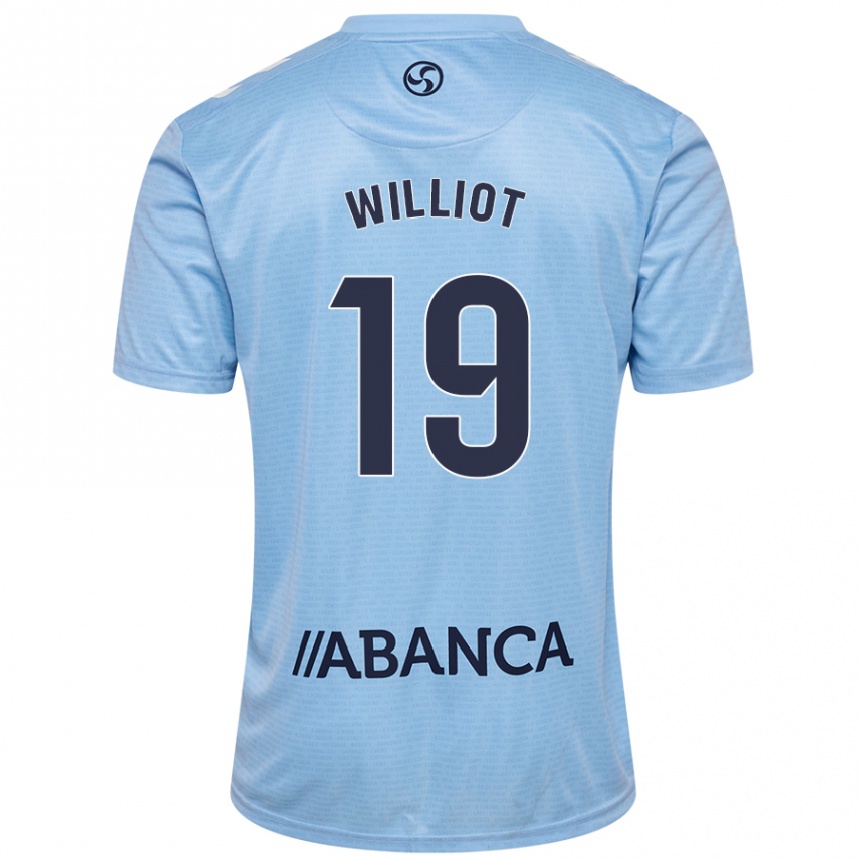 Női Labdarúgás Williot Swedberg #19 Ég Kék Hazai Jersey 2024/25 Mez Póló Ing