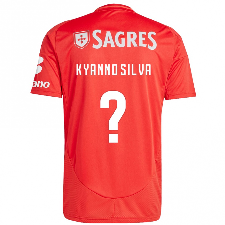 Női Labdarúgás Kyanno Silva #0 Piros Fehér Hazai Jersey 2024/25 Mez Póló Ing