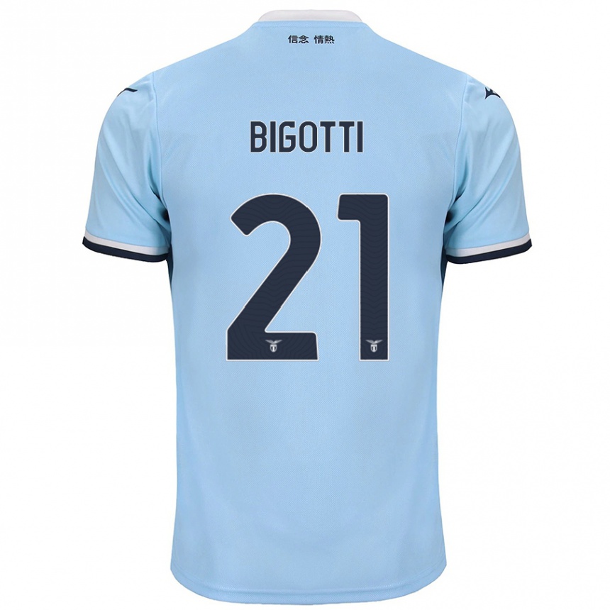 Női Labdarúgás Massimo Bigotti #21 Kék Hazai Jersey 2024/25 Mez Póló Ing