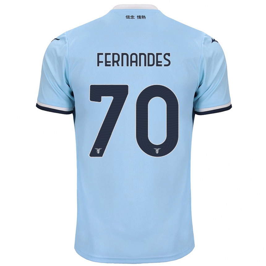 Női Labdarúgás Saná Fernandes #70 Kék Hazai Jersey 2024/25 Mez Póló Ing