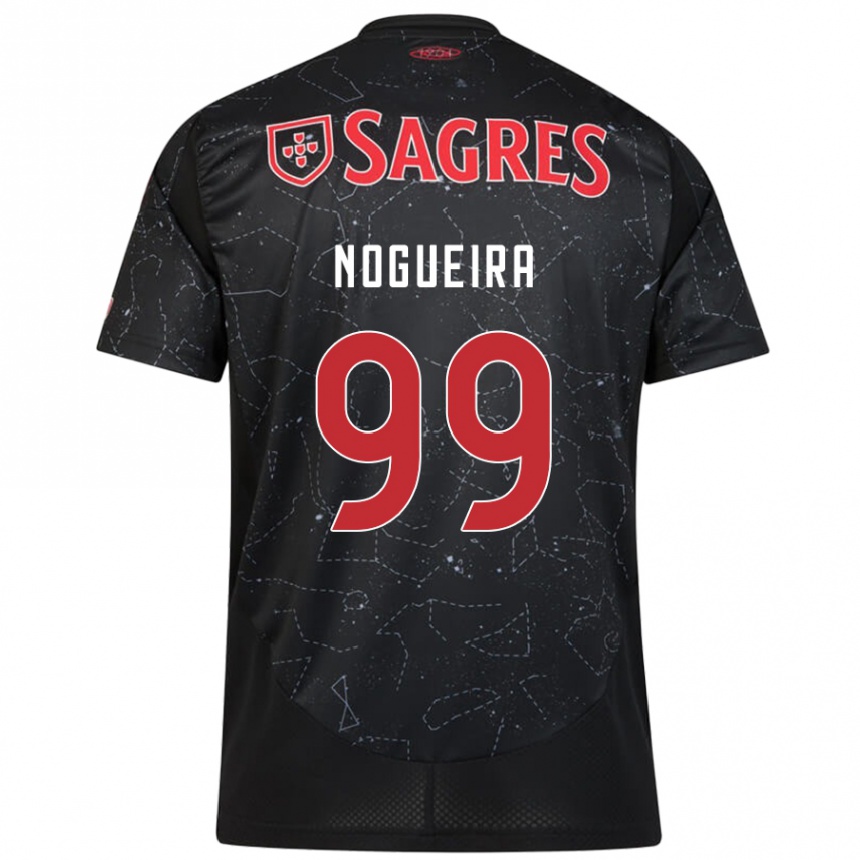 Női Labdarúgás Beatriz Nogueira #99 Fekete Piros Idegenbeli Jersey 2024/25 Mez Póló Ing