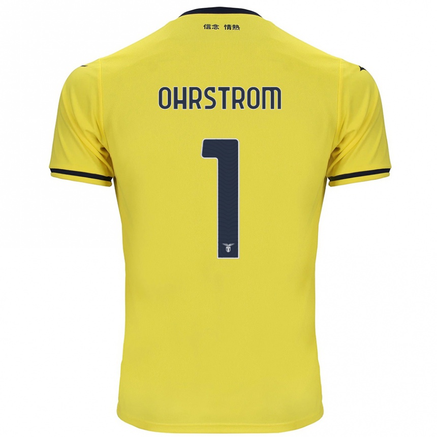 Női Labdarúgás Stephanie Ohrstrom #1 Sárga Idegenbeli Jersey 2024/25 Mez Póló Ing