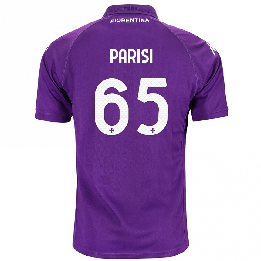 Gyermek Labdarúgás Fabiano Parisi #65 Lila Hazai Jersey 2024/25 Mez Póló Ing