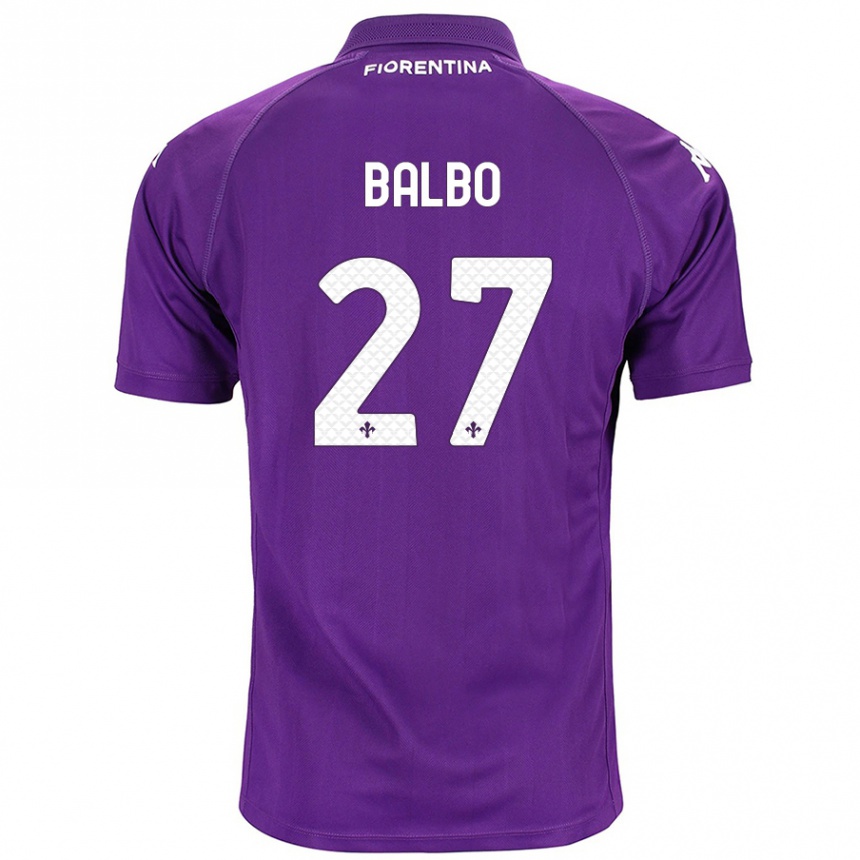 Gyermek Labdarúgás Luis Balbo #27 Lila Hazai Jersey 2024/25 Mez Póló Ing