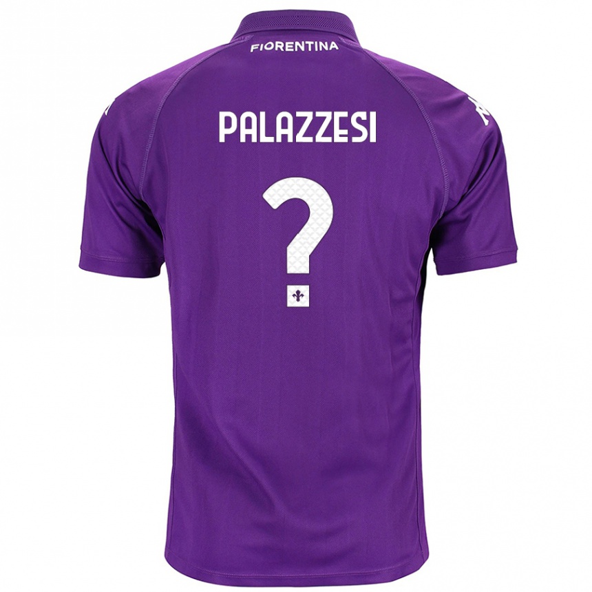 Gyermek Labdarúgás Yuri Palazzesi #0 Lila Hazai Jersey 2024/25 Mez Póló Ing