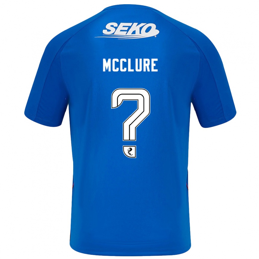 Gyermek Labdarúgás Blaine Mcclure #0 Sötétkék Hazai Jersey 2024/25 Mez Póló Ing