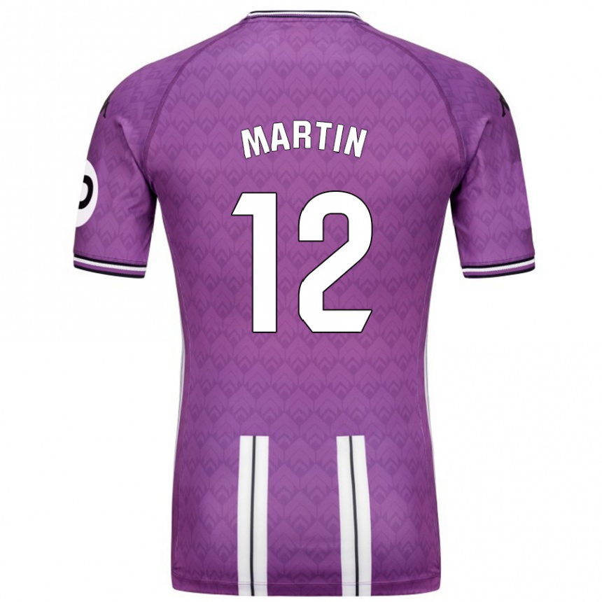 Gyermek Labdarúgás Mario Martin #12 Lila Fehér Hazai Jersey 2024/25 Mez Póló Ing